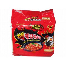  分享 韓國火辣雞肉風味鐵板炒麵 (5入袋裝)